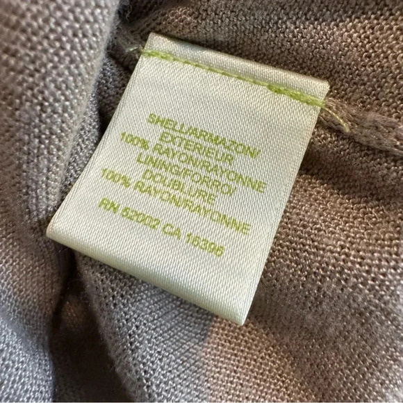 Sigrid Olsen Crochet Knit Blouse Flare Long Sleeve Beach Coastal Boho M - Picture 7 of 7